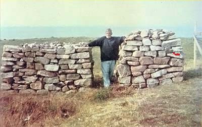 The stones Gus salvaged.